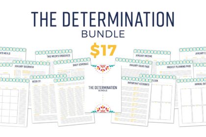 Printable Planner: The Determination Bundle